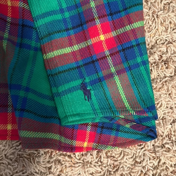 Polo Ralph Lauren- Plaid Button Front Flannel Men’s Long Sleeve Shirt- Size 3XB - Picture 5 of 7